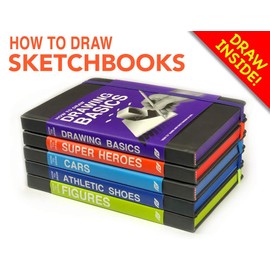How to Draw Sketchbooks + Stencils COMBO PACK