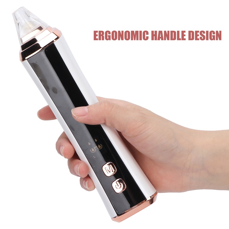 Electric Vacuum Blackhead Remover Rechargeable Face Pore Cleaner Acne Whitehead