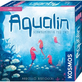 Kosmos 691554 Aqualin - School or Get Schooled, Board Game for 2 Players Ages 10 years and up.