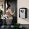Wall-Mounted Key Lock Box for Secure Access – Weather-Resistant 4-Digit