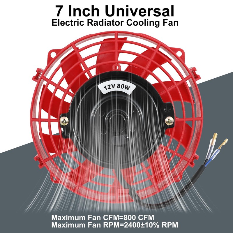 7" inch Slim Fan Push Pull Electric Radiator Cooling Fans