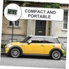 ULTECHNOVO 2pcs Mini Digital Car Clock White Dashboard Clock Student's
