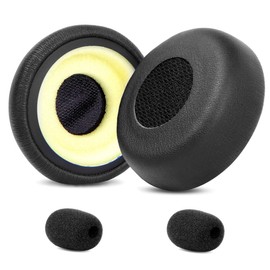 YDYBZB Ear Pads Compatible with Jabra Evolve 65 40 30 20 / Evolve 65UC / 65MS / 40UC / 40MS / 30US / 30II / 20SE / 20UC / 20MS Headset Earpads Replacement Cushions Upgrade Protein Leather