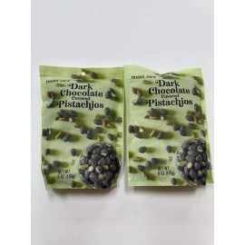 Trader Joe's 4-Pack Dark Chocolate Covered Pistachios - 6oz Limited Edition