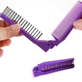 Portable Foldable Double-Sided Hair Comb Hair Comb 3ea