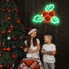 Christmas Neon Signs for Wall Decor USB Operated Neon Art