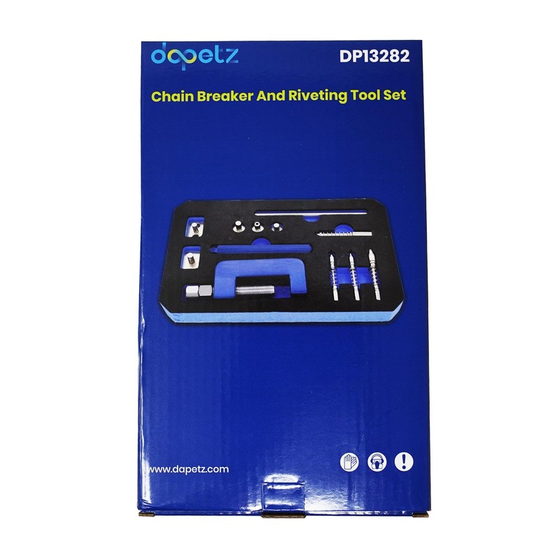 Dapetz ® 12 Pcs Motorcycle Chain Breaker Set, Riveter Chain