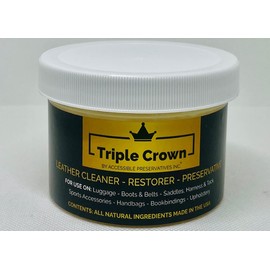 Fórmula de cuero conservantes accesibles de 4 onzas; fórmula de 80 años fabricada en los Estados Unidos. Para uso en artículos de cuero, muebles, interiores de automóviles, zapatos, bolsas y todo tipo de cuero (4 onzas)