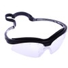 Python M3 Racquetball/Squash/Pickleball Eyewear (Eyeguard) (Black and Clear Frame) (Clear)