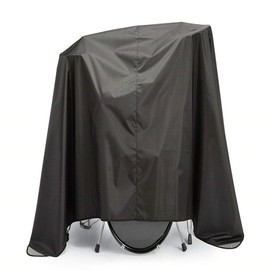 QEES Electronic Drum Kit Dust Cover Water Resistant Nylon Cover with Sewn-in Weighted Corners Drum Set Accessories JJZ1426 Black (80" x 108")