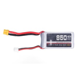 850mAh 75C High Rate Lipo Batteries Li Ion Battery Pack with XT30 Plug for Multirotor Fixed Wing Model Aircraft 2S 7.4V