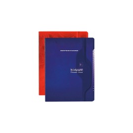 Clairefontaine 851C Vocabulary Book / Address Book Calligraphe Stapled 17 x 22 cm 48 Sheets Squared 70 g Assorted Colours Pack of 1