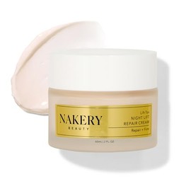 Nakery Crema De Noche Lift-Tox Para Mujeres - Crema Facial Antiarrugas De Noche Para Una Tez Más Firme Y Suave - Crema Hidratante De Noche Para Mujere