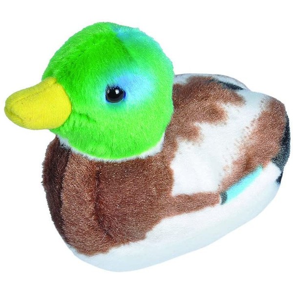 Wild Republic Audubon Birds Mallard Duck Plush with Authentic Bird Sound, Stuffed Animal, Bird Toys for Kids and Birders