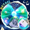 Christmas Light Up Bow Clips Xmas Hair Barrettes LED Neon