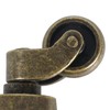 MACHSWON Polished Antique Cup Type Casters Solid Brass High Load