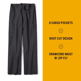 Carhartt Ripstop: Men’s Boot Cut Cargo Pant — Dark Pewter, M Short