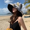 Sombrero de sol de ala súper ancha para mujer, de