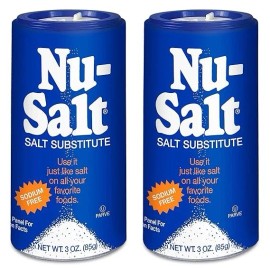 Nu-Salt Sodium Free Alternative to Traditional Table Salt Substitute 3oz 2-Pack