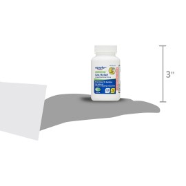 Equate Gas Relief, Simethicone 125 Mg, Extra Strength Softgels, 72 Count