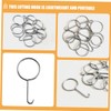KONTONTY 10pcs Stainless Steel Drain Hook Durable Grate Lifting Tools
