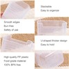 Cisolen 6 PCS Refrigerator Door Organizer Box, Clear Refrigerator Organizer