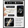 Jstyle 12 Pcs Tie Clips for Men Classic Tie Bar