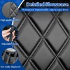 NOKINS 4PCS Golf Cart P Diamond Seat Covers Kit,Front and