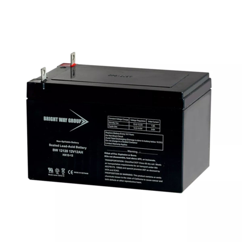 Bright Way Group BW12120NB 12 Volt 12 Amp Hour NB