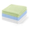 ALIIP Bamboo Face Cloths,6 Pack,30x30cm Reusable Cleansing Flannels
