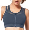 Yvette High Impact Women Sports Bra Front Closure Double Deck