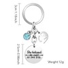 Inspirational Gift Key Chains "She Believe She Could So She