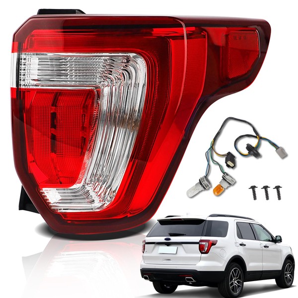 Tail Lights Compatible with 2016 2017 2018 2019 Ford Explorer