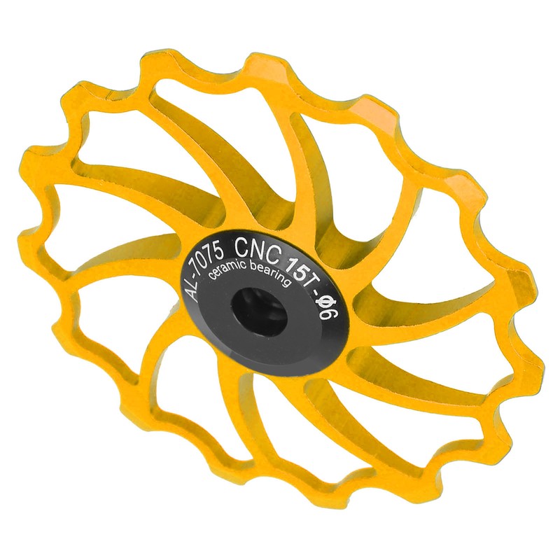 MEIJUN Rear Derailleur Guide Pulley Wheel 15T Ceramic Bearing for