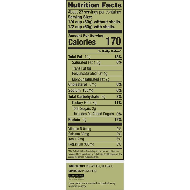 Setton Farms Premium Pistachios, Dry Roasted with Sea Salt, 3lb