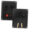 LALAFINA 2pcs Speaker Box Terminal Connector Kit Reliable Speaker Enclosure