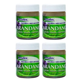 Pack 4 Pomadas De Arándano Frasco De 40g Hierbas