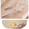 Pack of 2 dough hooks for hand mixers, stainless steel