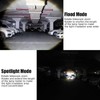 XHP160 Strong Headlight USB Charging Adjustable Waterproof Head Mounted Telescopic