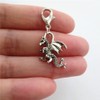2pcs Dragon Clip on Charm, Gothic Flying Dragon Zipper Pull
