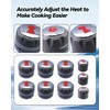 JUFZQO 67692 Control Knob Kit Compatible with Weber Summit 660/670