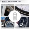 RATCHROLL 4 Pcs Tire Valve Stem Caps Decorative 7x27mm Tyre