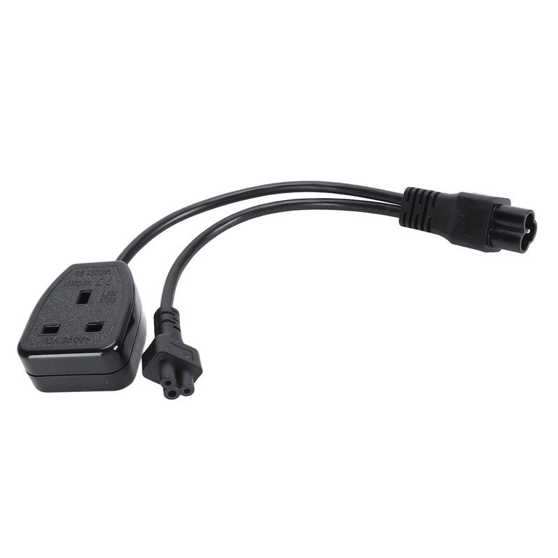 Power Plug Cable 30cm Y Shape IEC320 C6 Male to