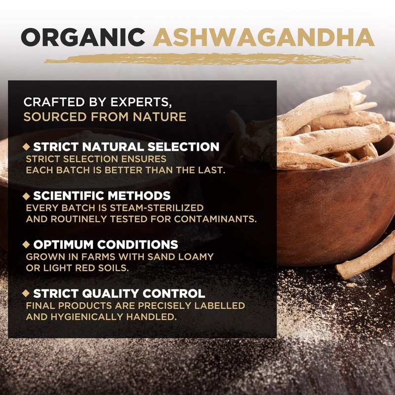 MySuperfoods Organic Ashwagandha Powder 200g, Rich Source of Vitamin B6