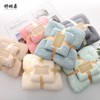 Pineapple Coral Soft Absorbent Beach & Bath Towel Set (Includes 30 Hand Towels 35x75cm) 70*140cm/Pink 10ea