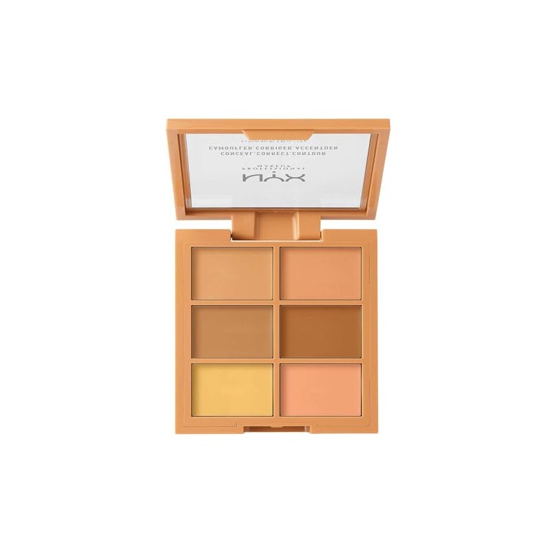 Nyx Professional Makeup, Paleta de correctores, Tono Medium