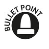 Pentel Permanent Markers Bullet Point - Black (Pack of 12)