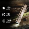 Coast Slayer 1150 Lumen USB-C Rechargeable LED Flashlight with Spot/Flood,
