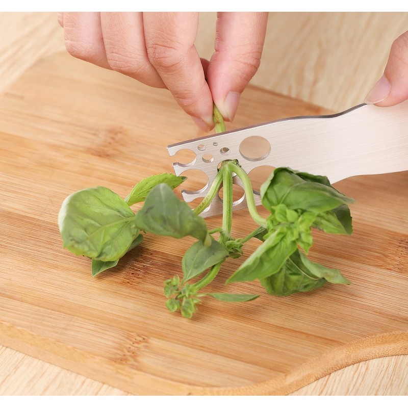 Herb Stripping Tool - Greens and Herb Stripper Steel Herb