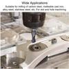 sourcing map Ball Nose End Mill 3mm Tip Radius Solid